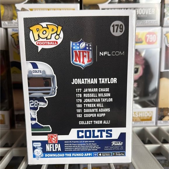 Funko POP! NFL Football Colts Jonathan Taylor Figure #179 - Picture 4 of 7